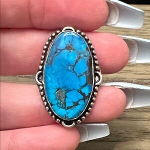 Kingman Turquoise Sterling Silver Ring